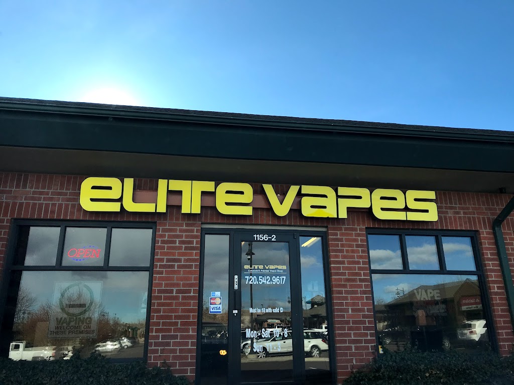 Elite Vapes | 1156 W Dillon Rd #2, Louisville, CO 80027, USA | Phone: (720) 542-9617