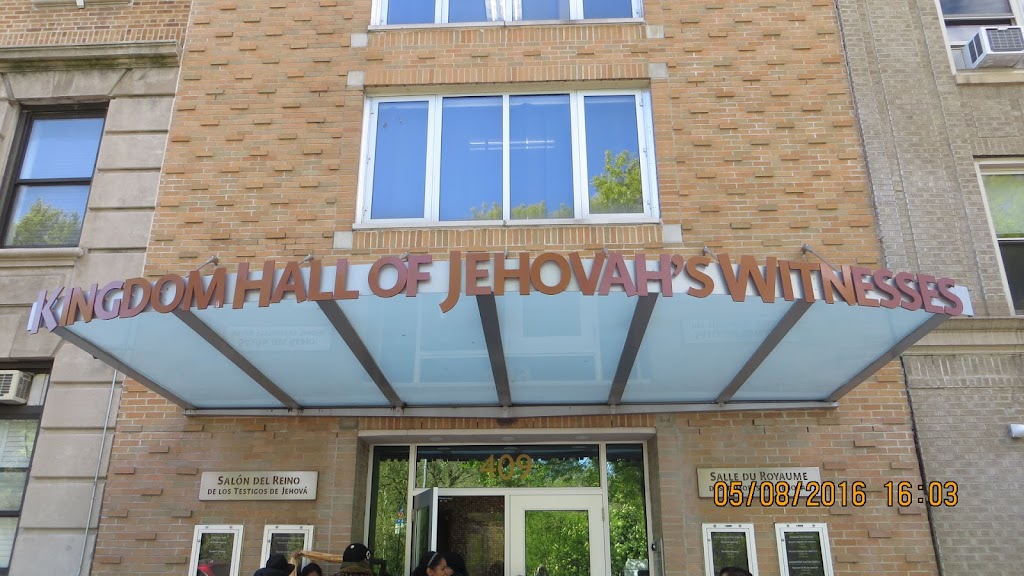 Kingdom Hall of Jehovahs Witnesses | 409 Central Park West, New York, NY 10025, USA | Phone: (212) 222-7358