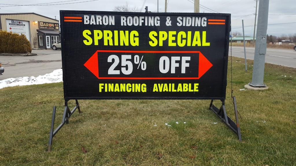 Baron Roofing And Siding | 2448 RR 20, Fonthill, ON L0S 1E6, Canada | Phone: (905) 384-4000