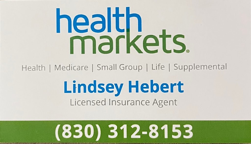 Health Markets - Lindsey Hebert | 499 Canyon Bend, Canyon Lake, TX 78133, USA | Phone: (830) 312-8153