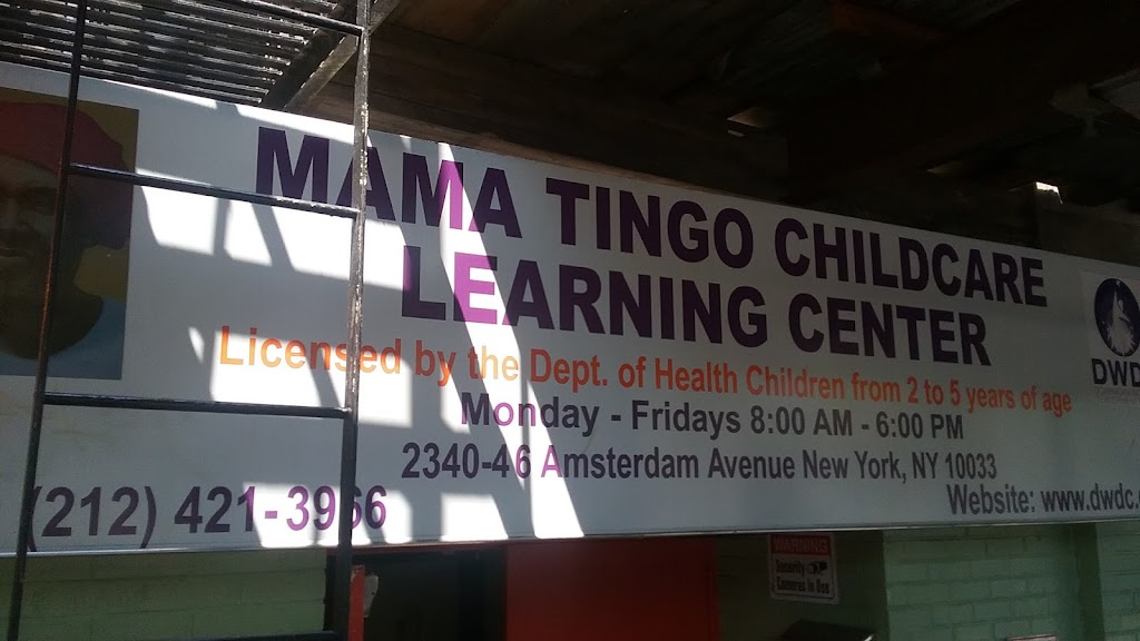 Mama Tingo Child Care & Learning Center | 2346 Amsterdam Ave, New York, NY 10033, USA | Phone: (212) 421-3966 ext. 410