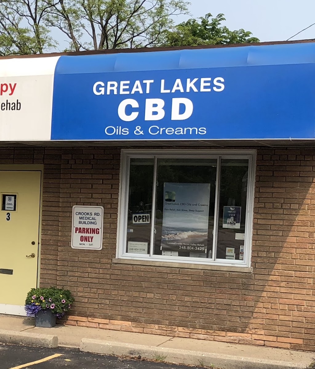 Great Lakes CBD oils and creams | 2530 Crooks Rd #3, Royal Oak, MI 48073, USA | Phone: (248) 804-3425