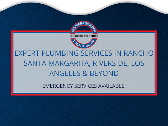 Plumbing Solutions | 6684 Van Buren Boulevard, Riverside, CA 92503, USA | Phone: (951) 987-5596
