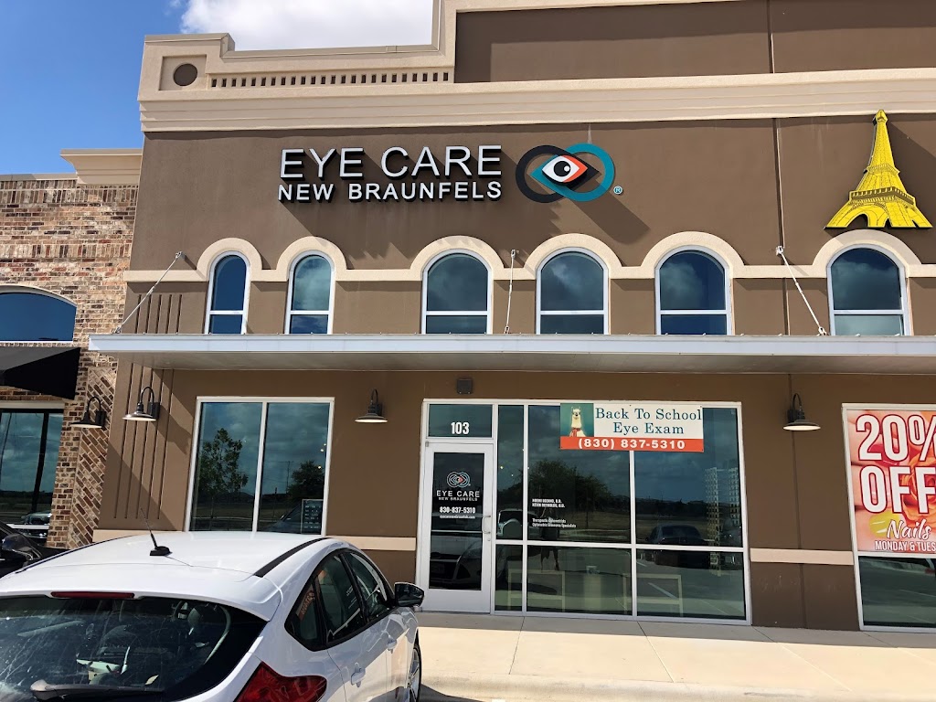 Eye Care New Braunfels | 2164 Gabriels Pl #103, New Braunfels, TX 78130, USA | Phone: (830) 837-5310