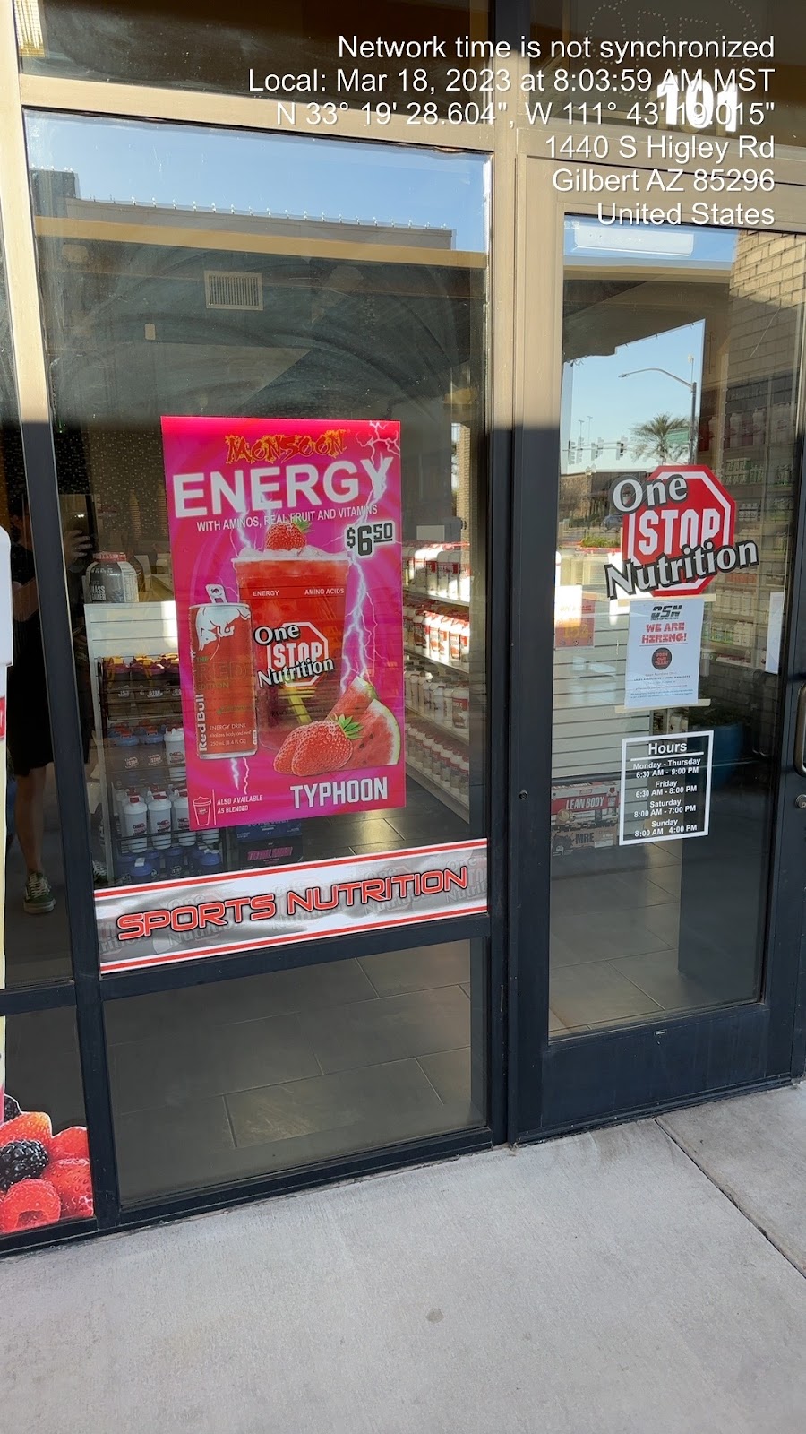 One Stop Nutrition | 1440 S Higley Rd #101, Gilbert, AZ 85296, USA | Phone: (480) 900-8540