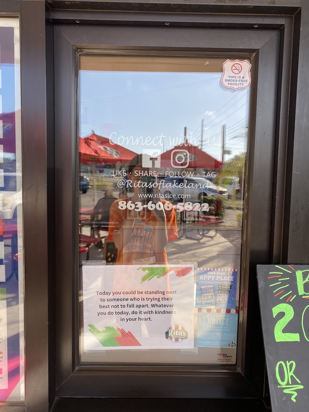 Ritas Italian Ice & Frozen Custard | 3115 US Hwy 98 N Market Square Shopping Center, Lakeland, FL 33805, USA | Phone: (863) 606-5822