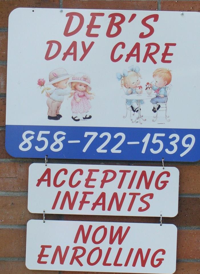 Debs Daycare | 13876 Midland Rd, Poway, CA 92064, USA | Phone: (858) 722-1539