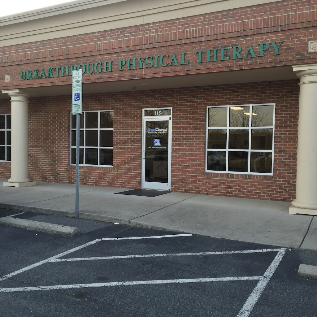 BreakThrough Physical Therapy | 853 Old Winston Rd Suite 115, Kernersville, NC 27284, USA | Phone: (336) 310-0750