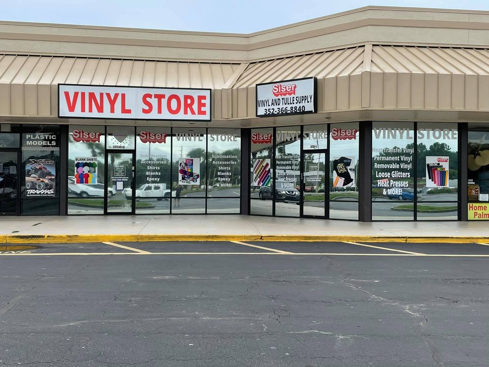 Vinyl and Tulle Supply | 1712-1 Citrus Blvd, Leesburg, FL 34748, USA | Phone: (352) 366-8840