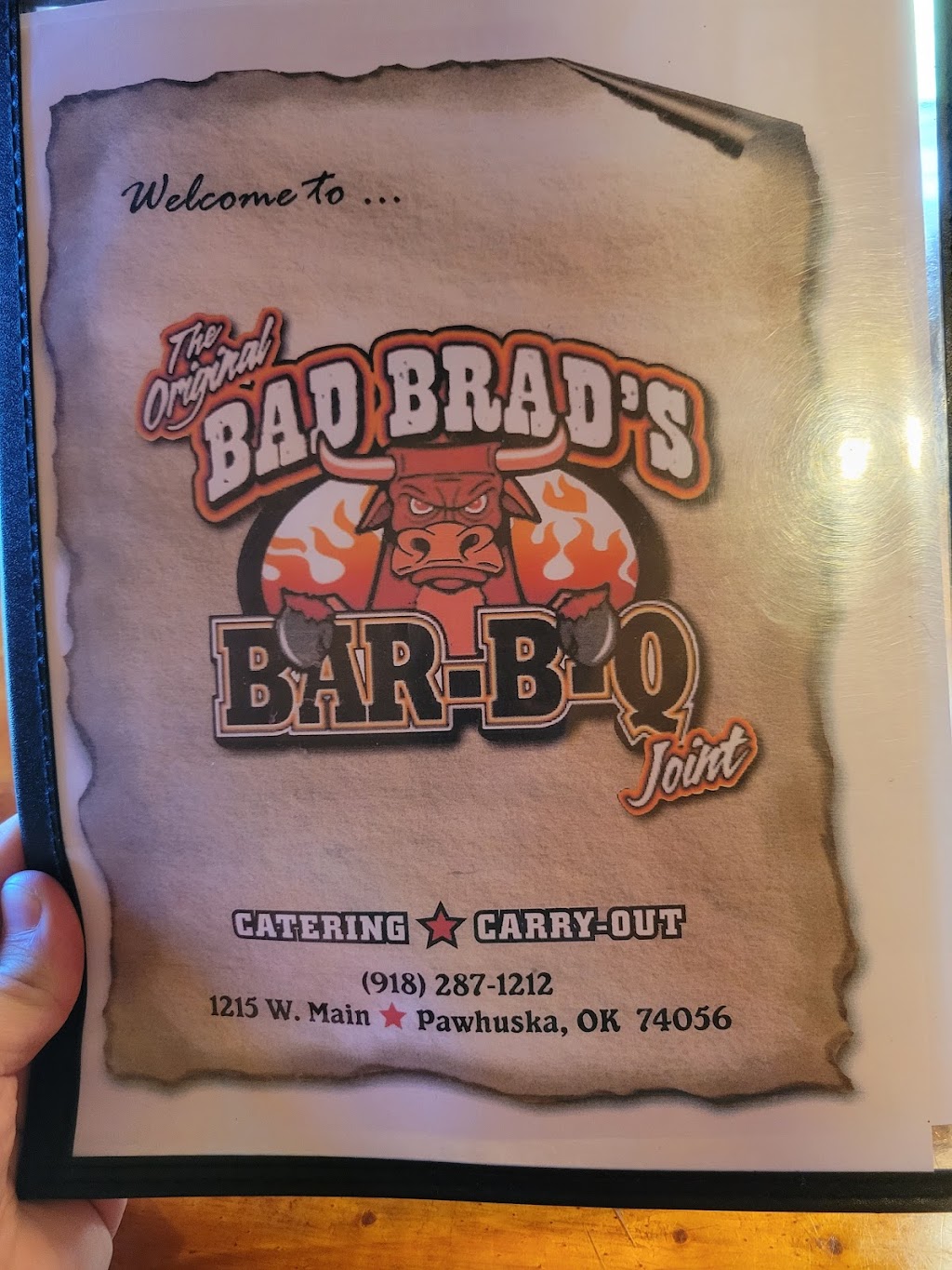 Bad Brads Bar-B-Q | 1215 W Main St, Pawhuska, OK 74056, USA | Phone: (918) 287-1212