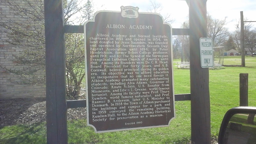 Albion Academy Historical Museum | 605 Campus Ln, Edgerton, WI 53534, USA | Phone: (608) 774-4339