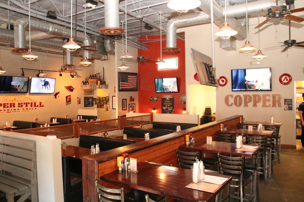 Copper Still Moonshine Grill - Gilbert | 2531 S Gilbert Rd Suite 101, Gilbert, AZ 85296, USA | Phone: (480) 656-1476