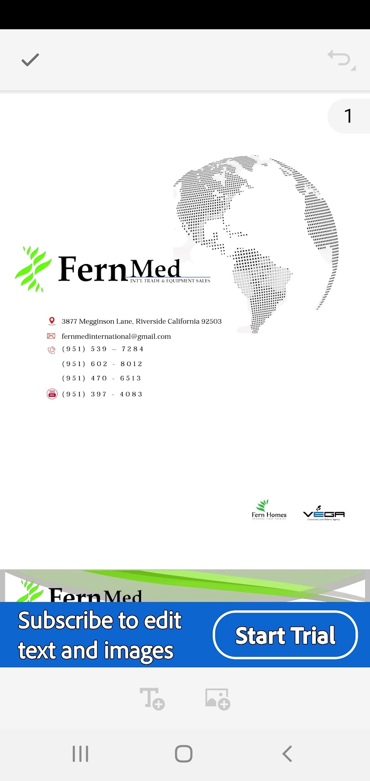 FernMed International Trade and Equipment Sales | 3877 Megginson Ln, Riverside, CA 92503, USA | Phone: (951) 539-7284