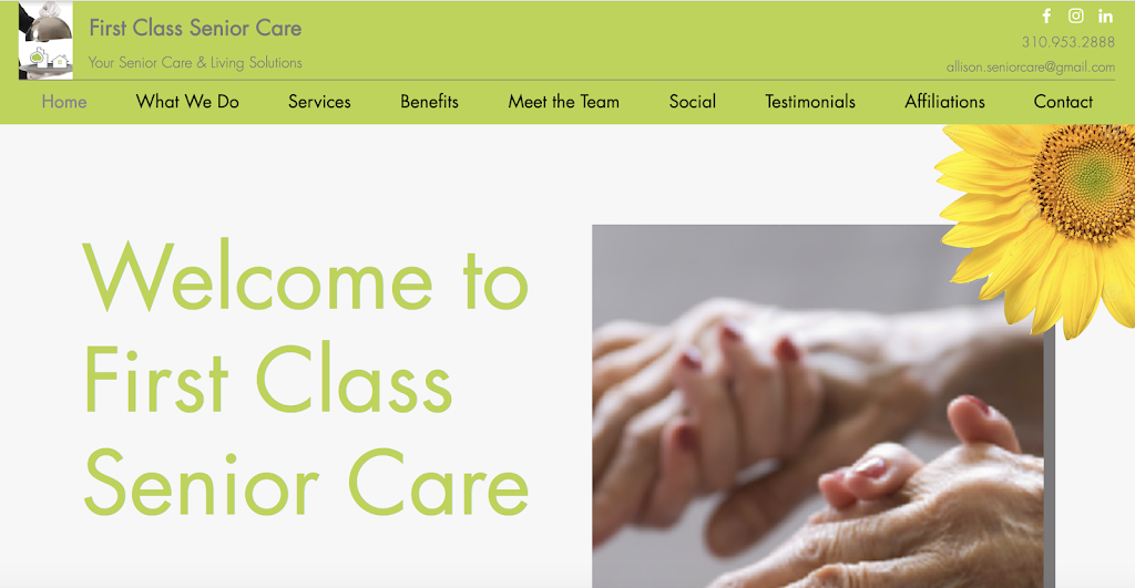 First Class Senior Care | 3332 Stoner Ave, Los Angeles, CA 90066 | Phone: (310) 953-2888