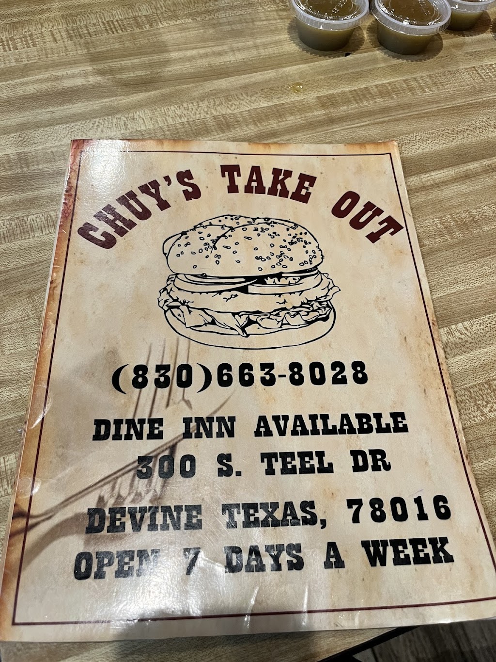 Chuys Takeout and Dine-In | 300 TX-132, Devine, TX 78016, USA | Phone: (830) 663-8028