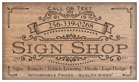 Sign Shop Signs | 1126 Walton Dr, Murfreesboro, TN 37130, USA | Phone: (256) 339-0268