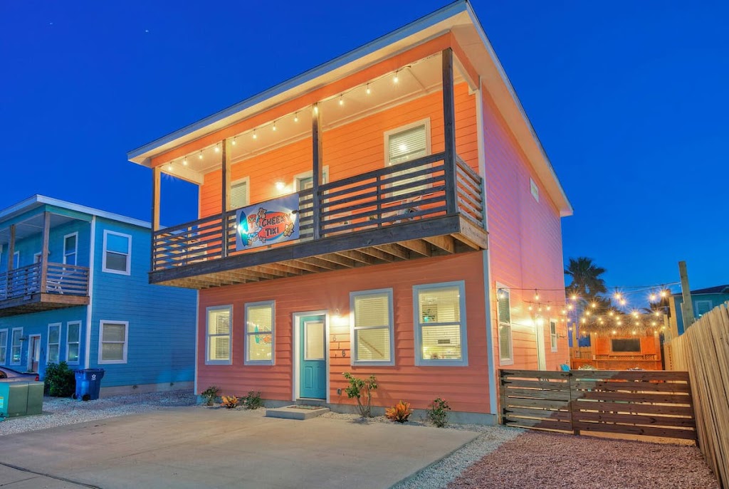 Cheeky Tiki Vacation Home Rental | 616 Gulf Village Dr, Port Aransas, TX 78373 | Phone: (361) 416-0510