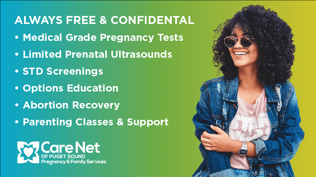 Care Net Pregnancy and Family Services | 2727 Hollycroft St #130, Gig Harbor, WA 98335, USA | Phone: (253) 858-5585