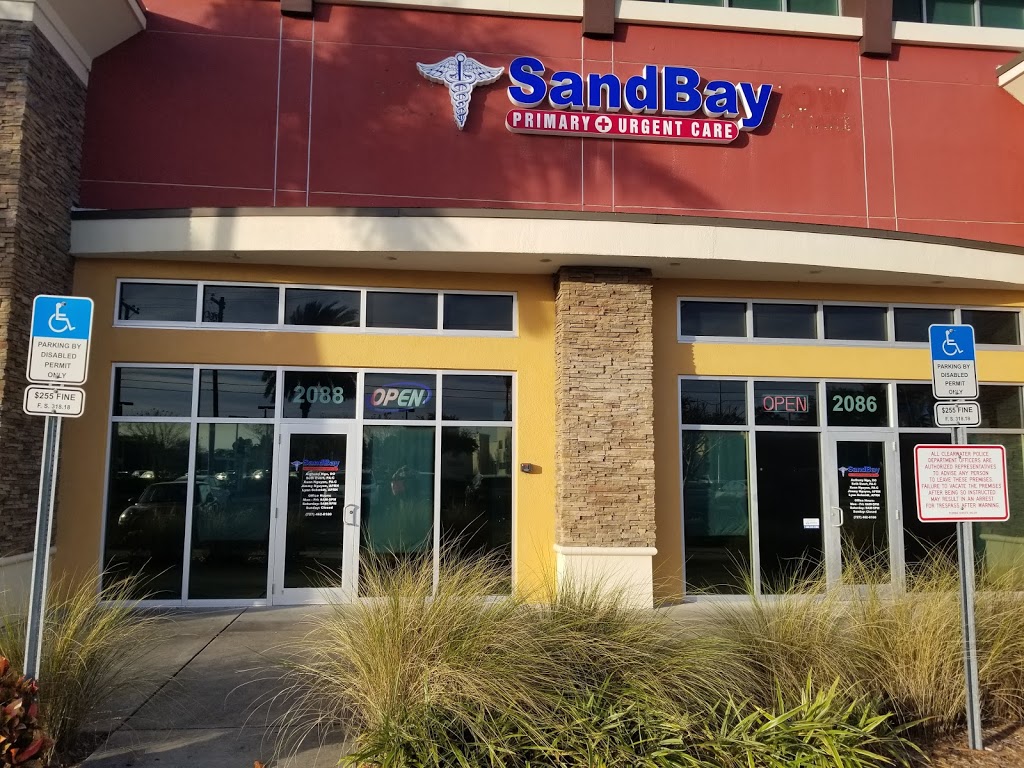 SandBay Urgent Care Clearwater | 2086 Gulf to Bay Blvd, Clearwater, FL 33765, USA | Phone: (727) 462-0100