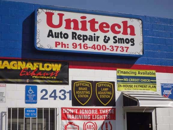Unitech Auto Repair & Smog Inc | 2431 Fruitridge Rd, Sacramento, CA 95822, USA | Phone: (916) 400-3737