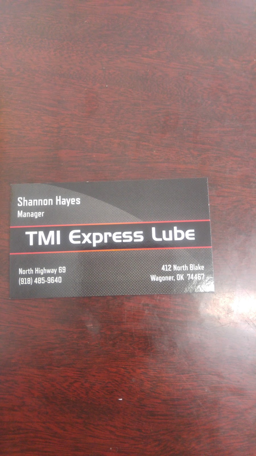 TMI Express Lube | 412 Blake Dr, Wagoner, OK 74467, USA | Phone: (918) 485-9640