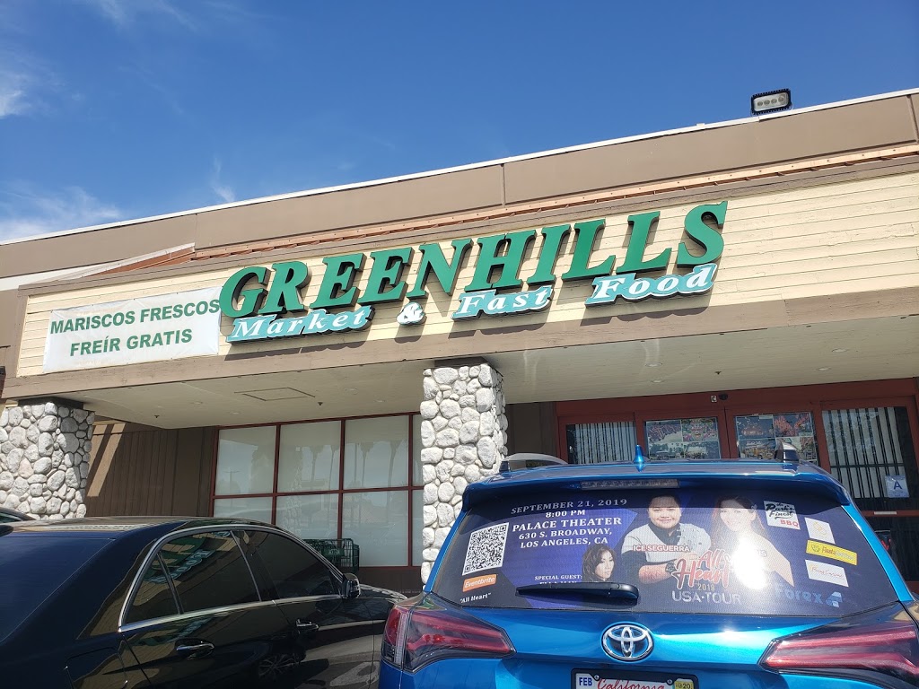 Greenhills Market and Fast Food | 2401 S Vineyard Ave C, Ontario, CA 91761, USA | Phone: (909) 923-2385