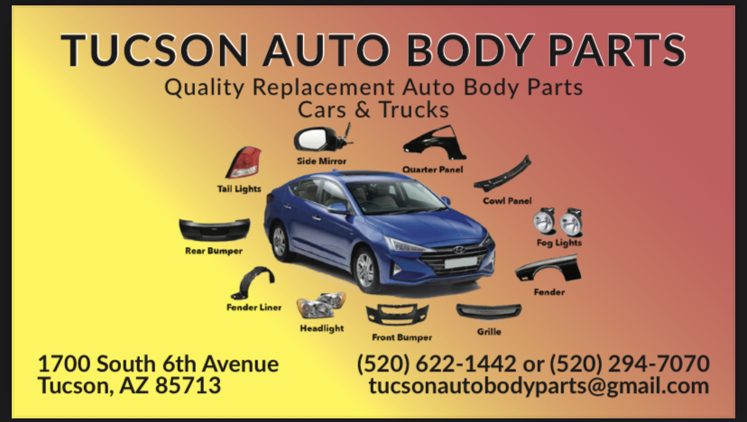 Tucson Auto Body Parts | 1700 S 6th Ave, Tucson, AZ 85713, USA | Phone: (520) 526-2160