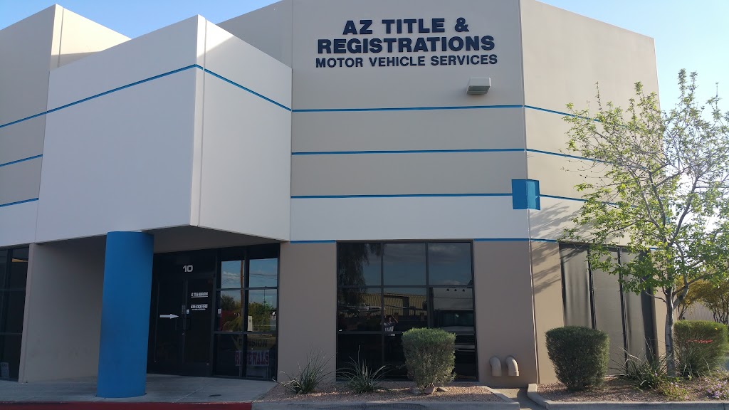 Az Title & Registrations | 301 W Deer Valley Rd Suite 10, Phoenix, AZ 85027 | Phone: (623) 582-1443