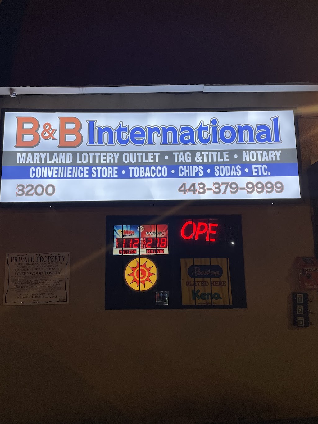 B & B INTERNATIONAL | 3200 Reisterstown Rd B, Baltimore, MD 21215, USA | Phone: (443) 379-9999