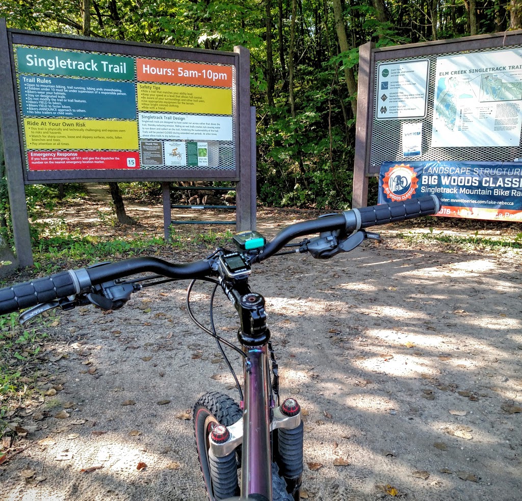 Elm Creek Singletrack Trailhead | 1688 W Hayden Lake Rd, Champlin, MN 55316, USA | Phone: (763) 694-7894