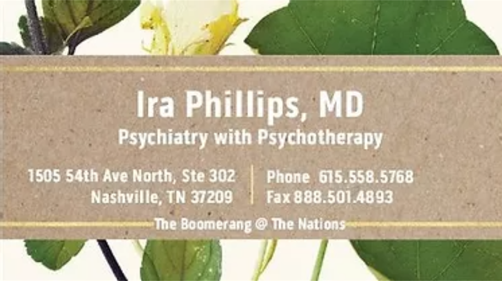 Ira Phillips, MD | 210 25th Ave N suite 601, Nashville, TN 37203, USA | Phone: (615) 558-5768