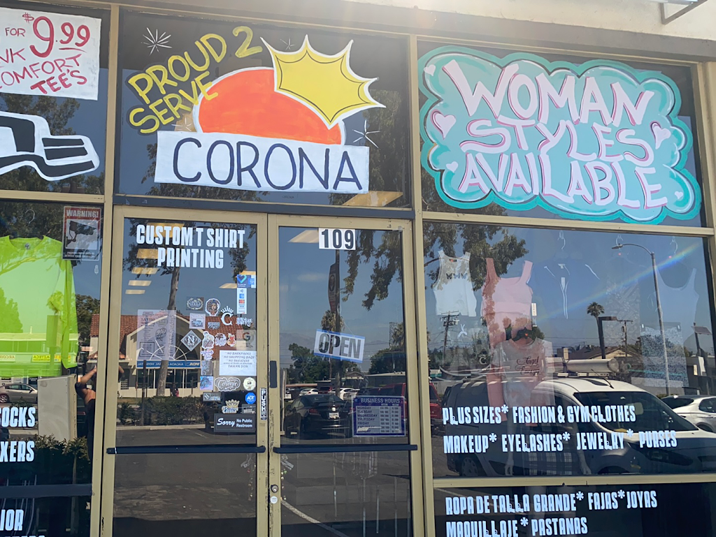 T SHIRT AVE | 944 W 6th St #109, Corona, CA 92882, USA | Phone: (951) 256-4386