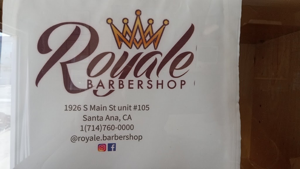 Royale Barbershop | 1926 S Main St Suit #105, Santa Ana, CA 92707, USA | Phone: (714) 760-0000