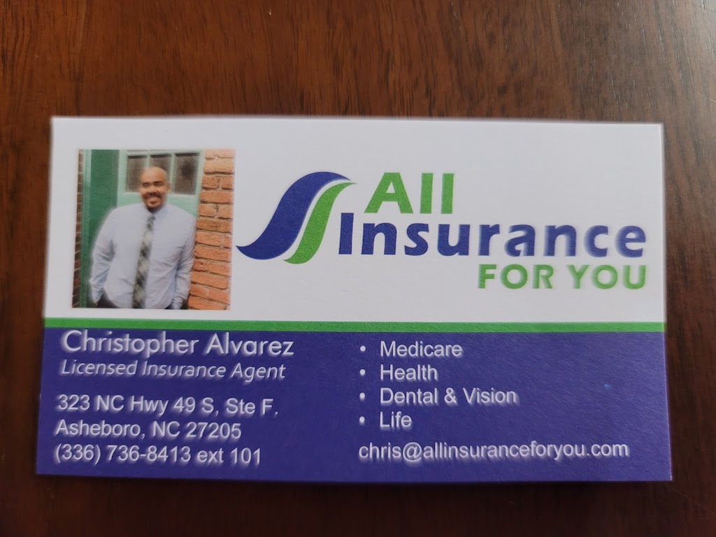 All Insurance For You, LLC | 323 State Hwy 49 Suite F, Asheboro, NC 27205 | Phone: (336) 736-8413