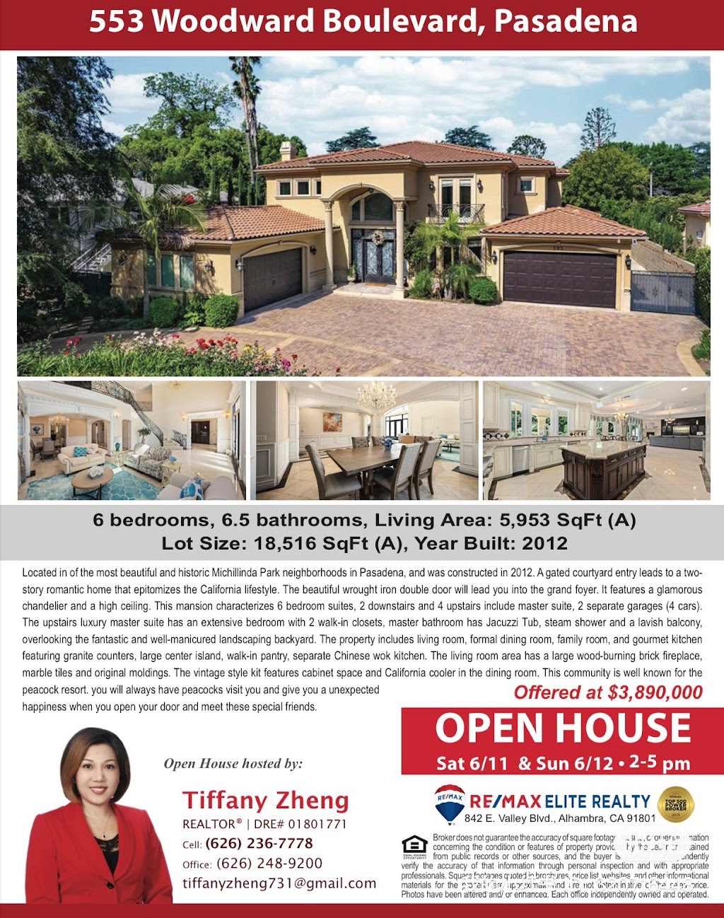 Tiffany Zheng 842 E Valley Blvd, Alhambra, CA 91801, USA BusinessYab