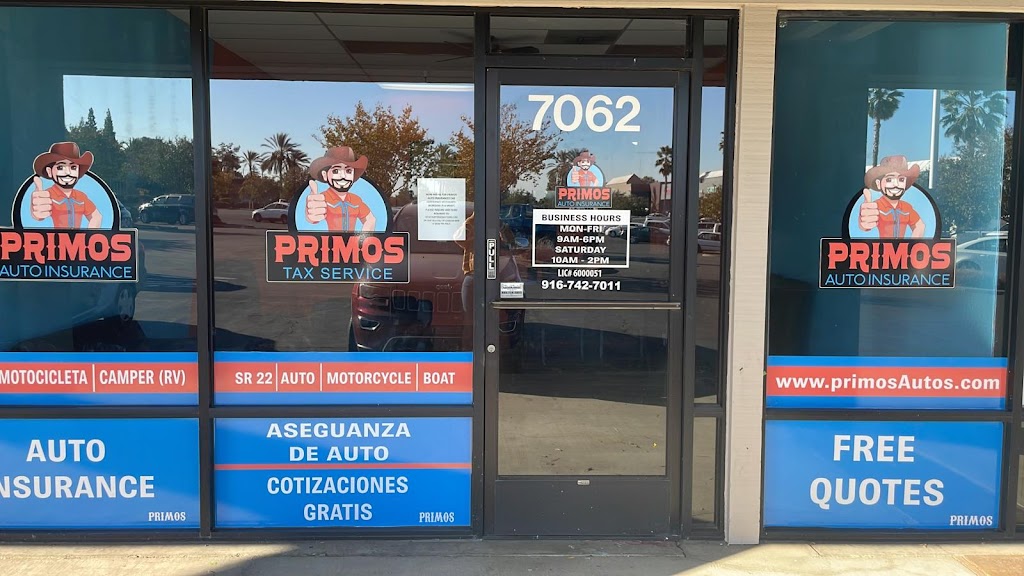 Primos Auto Insurance Services | 7062 Sunrise Blvd, Citrus Heights, CA 95610, USA | Phone: (916) 742-7011