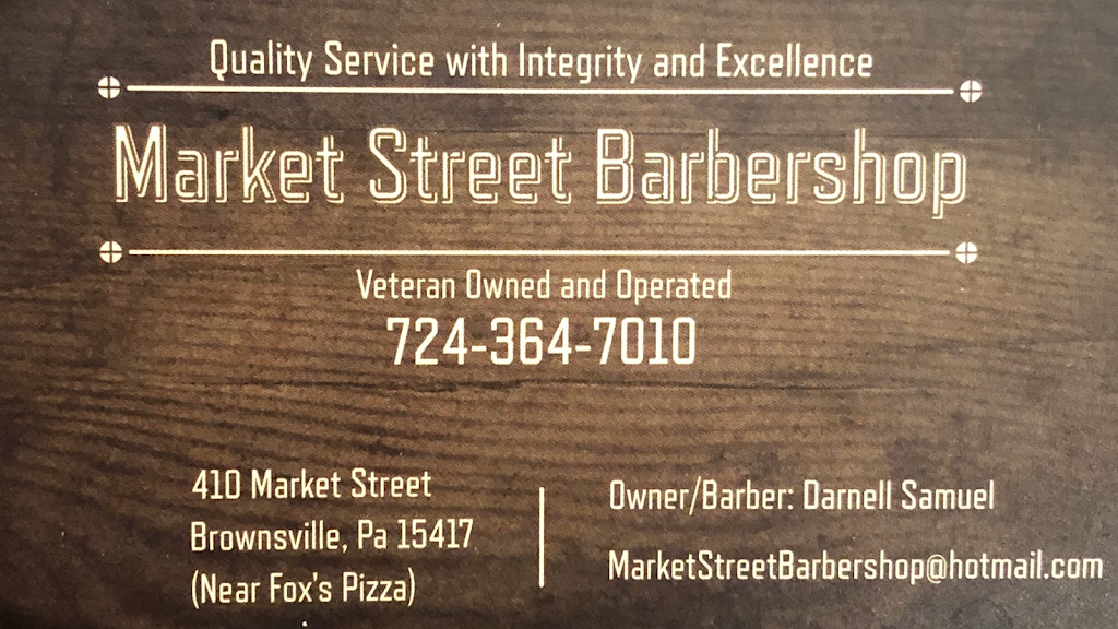 Market Street BarberShop | 410 Market St, Brownsville, PA 15417, USA | Phone: (724) 364-7010