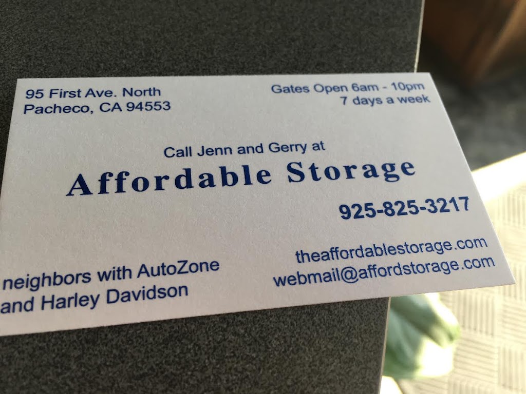 The Affordable Storage | 95 1st Ave N, Pacheco, CA 94553 | Phone: (925) 825-3217