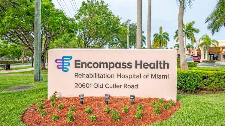 Encompass Health Rehabilitation Hospital of Miami | 20601 Old Cutler Rd, Miami, FL 33189, USA | Phone: (305) 251-3800