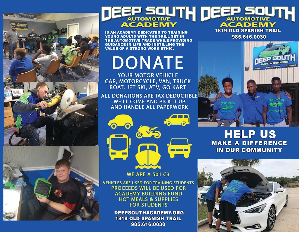 Deep South Audio & Tinting Academy | 1819 Old Spanish Trail, Slidell, LA 70458, USA | Phone: (985) 616-0030