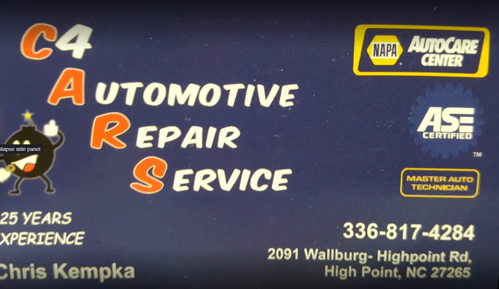 C4 Automotive Repair Service | 2091 Wallburg-High Point Rd, High Point, NC 27265 | Phone: (336) 817-4284