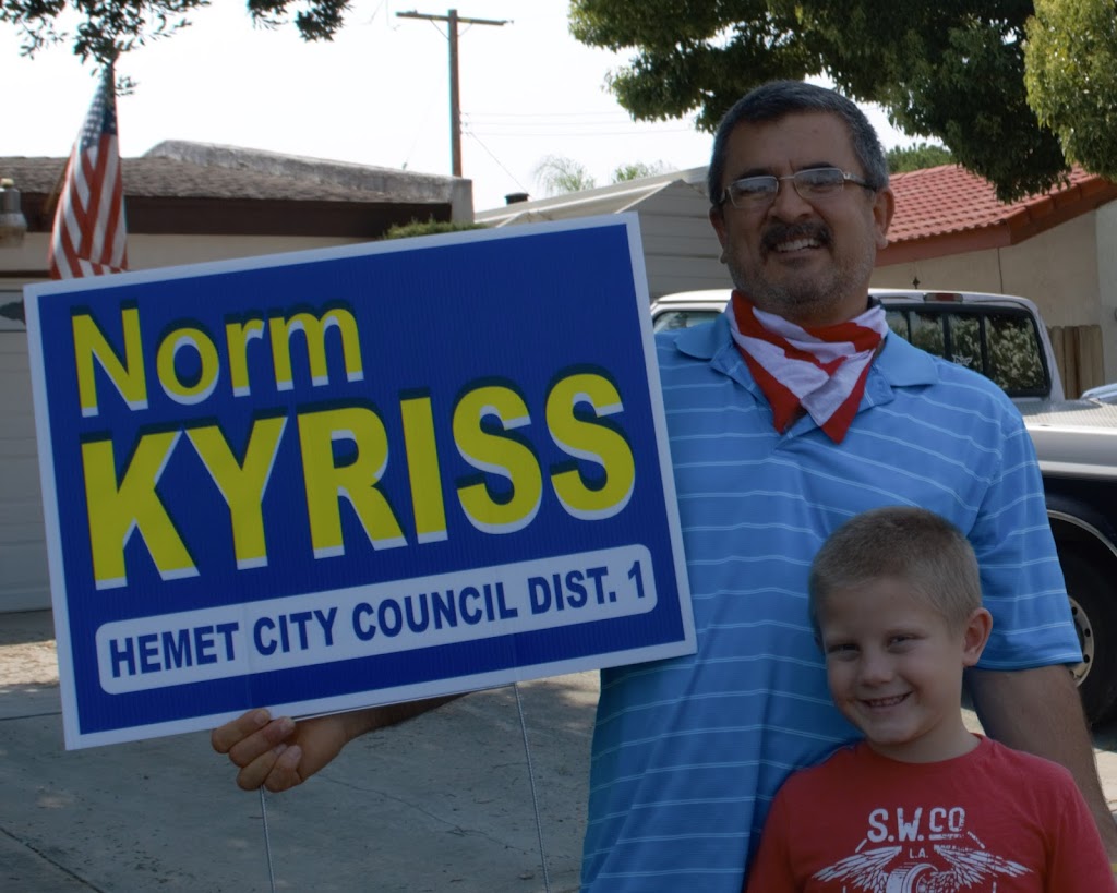 Kyriss for Council 2020 | 343 Pamela Ct, Hemet, CA 92544, USA | Phone: (951) 202-9754