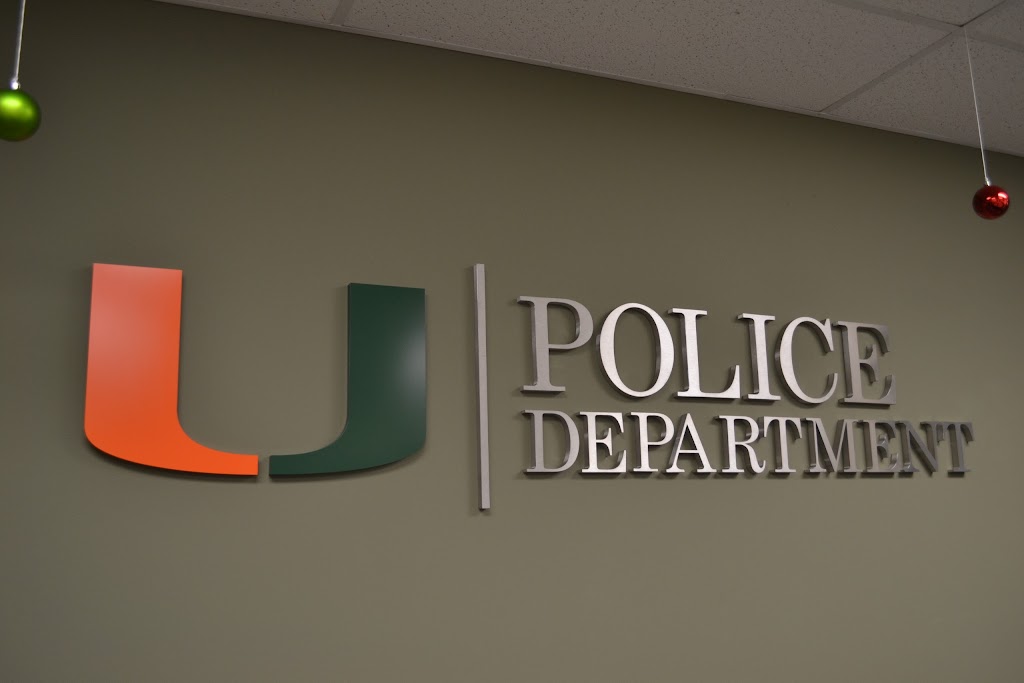 University of Miami Police Department | 5665 Ponce de Leon STE 101, Coral Gables, FL 33146, USA | Phone: (305) 284-6666