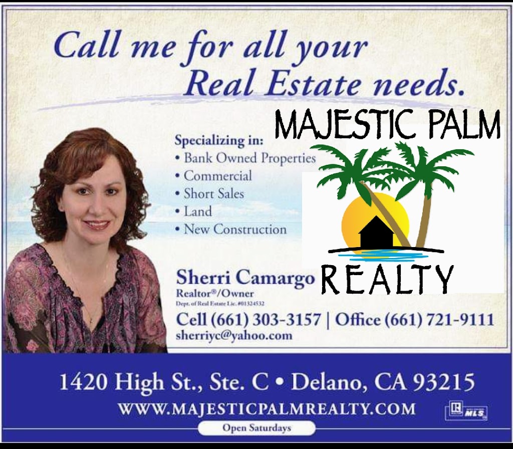 Majestic Palm Realty | 375 Dover Pkwy, Delano, CA 93215 | Phone: (661) 721-9111