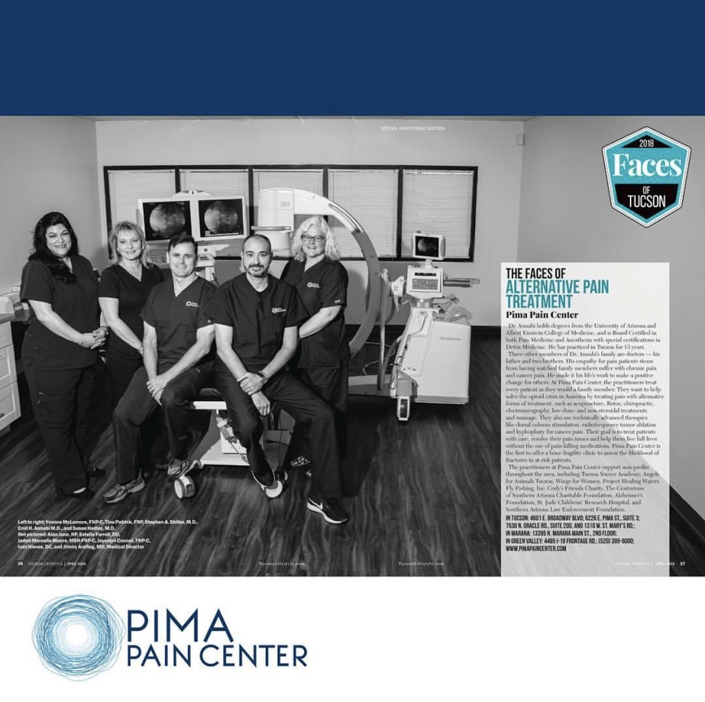 Pima Pain Center-NORTHWEST | 2275 W Magee Rd suite 111, Tucson, AZ 85742, USA | Phone: (520) 399-6000