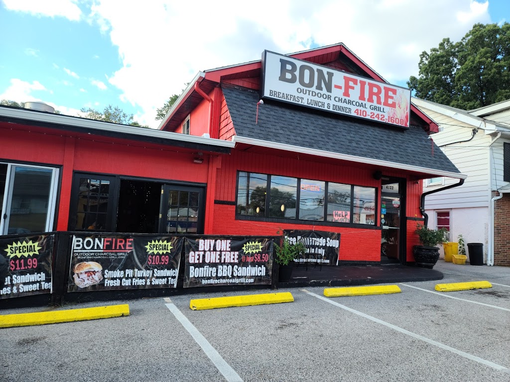 Bonfire Outdoor Charcoal Grill | 4122 Washington Blvd, Halethorpe, MD 21227, USA | Phone: (410) 242-1600