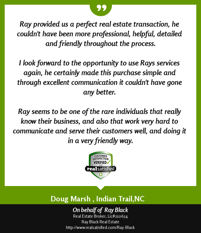 Ray Black Real Estate | 2210 Fowler Secrest Rd, Monroe, NC 28110, USA | Phone: (704) 363-6518