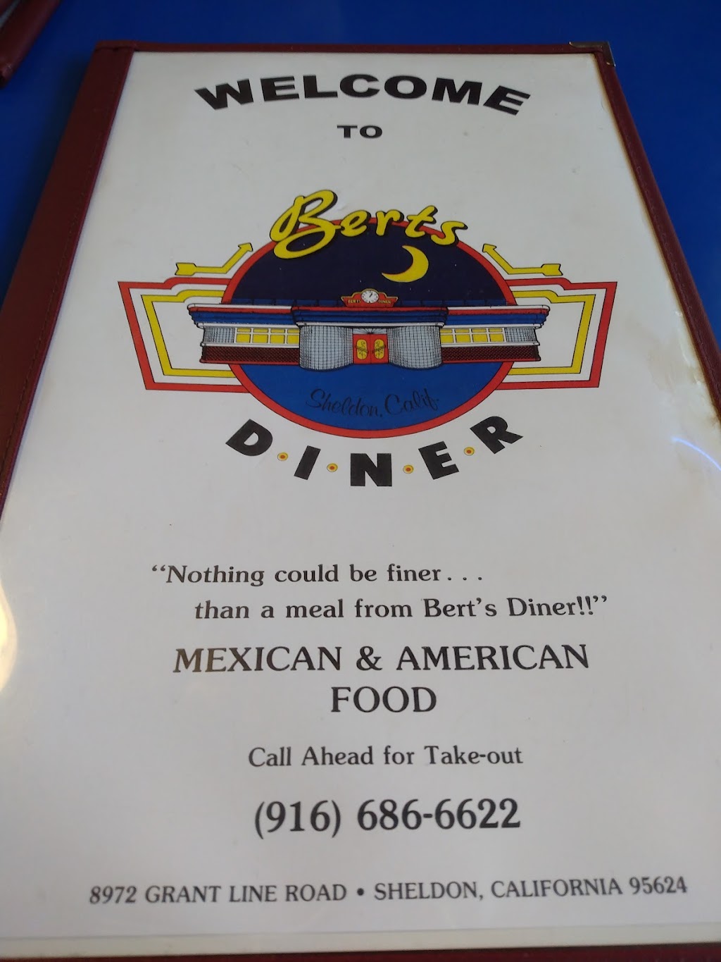 Berts Diner | 8972 Grant Line Rd, Elk Grove, CA 95624, USA | Phone: (916) 686-6622