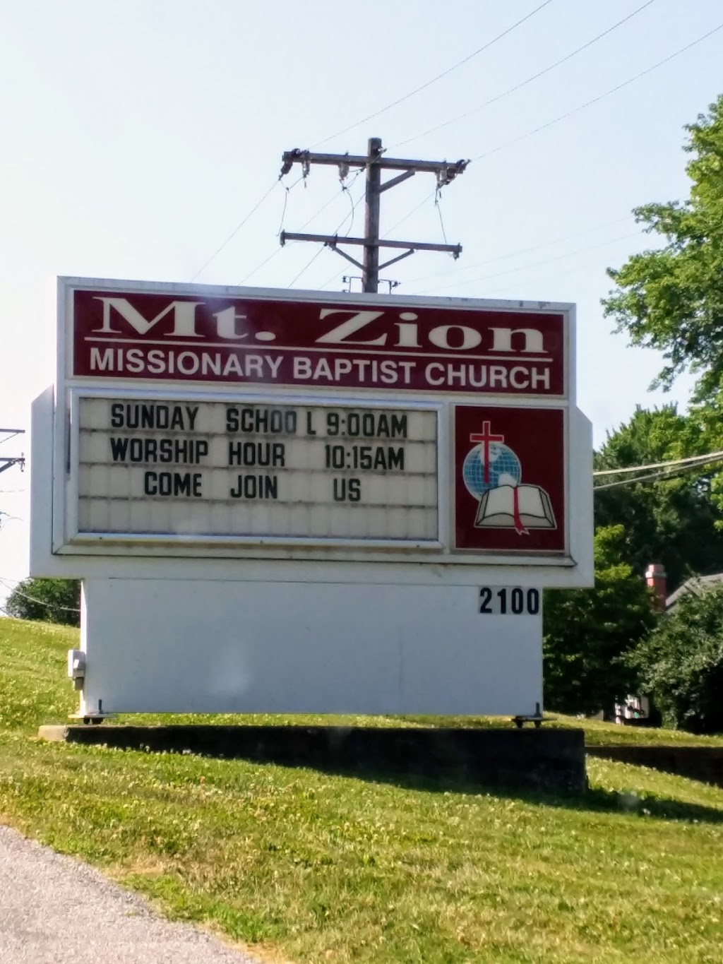 Mt Zion Missionary Baptist Church | 2100 W Randolph St, St Charles, MO 63301, USA | Phone: (636) 946-4719