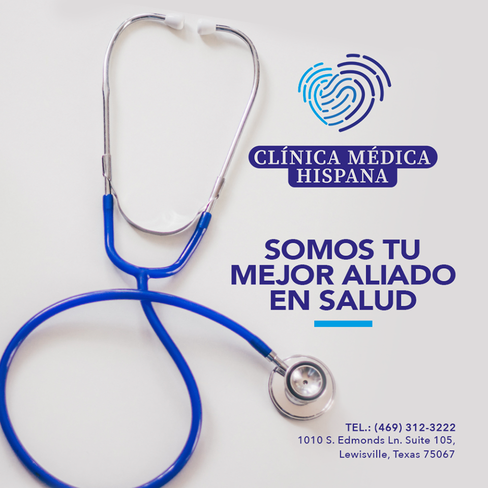 Clinica Medica Hispana | 1010 Edmonds Ln Ste 105, Lewisville, TX 75067, USA | Phone: (469) 312-3222